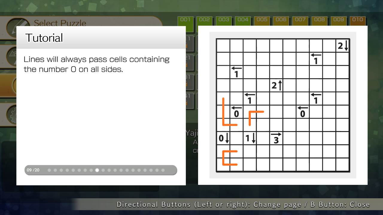 Puzzle by Nikoli S Yajilin