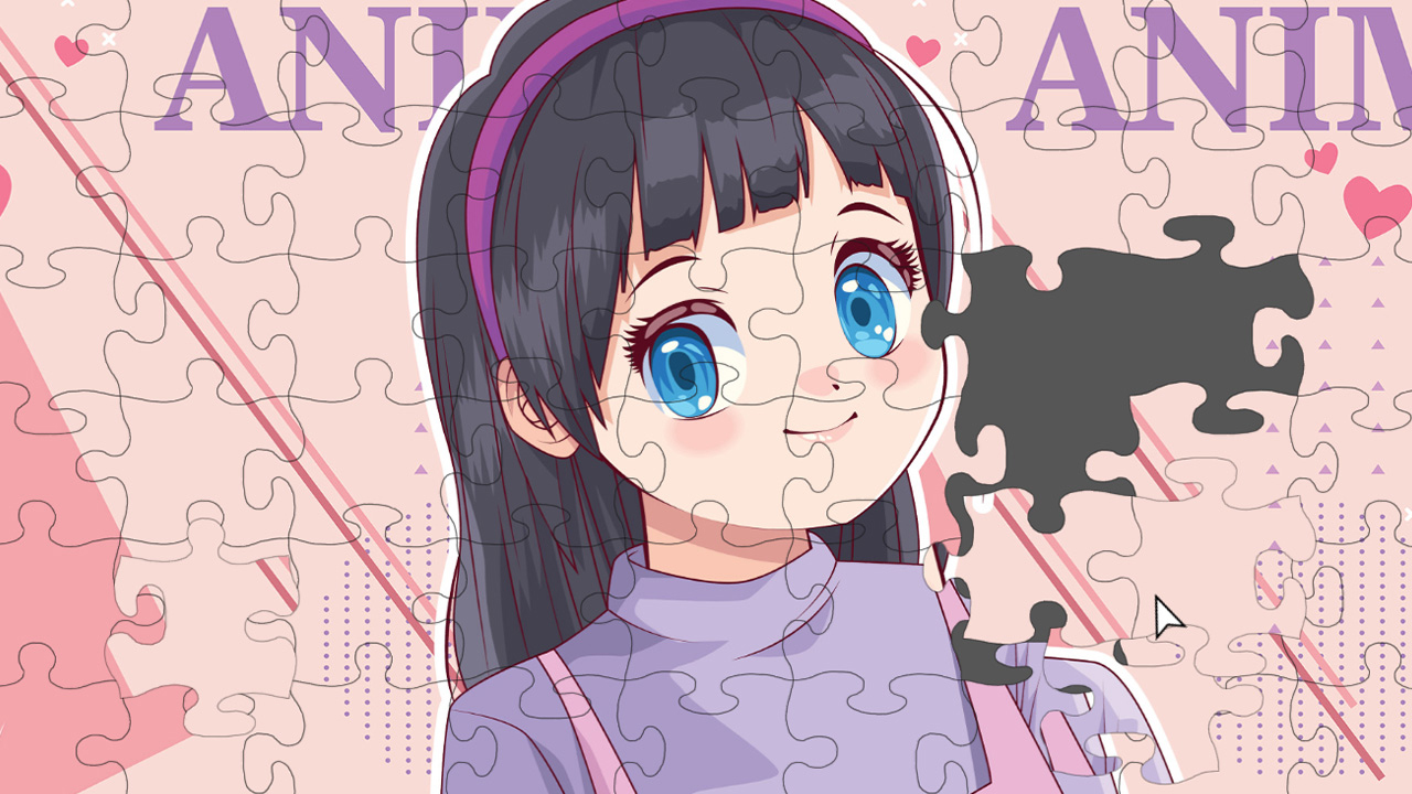 Anime Beauty Girl Puzzle: Love Game History Adventure