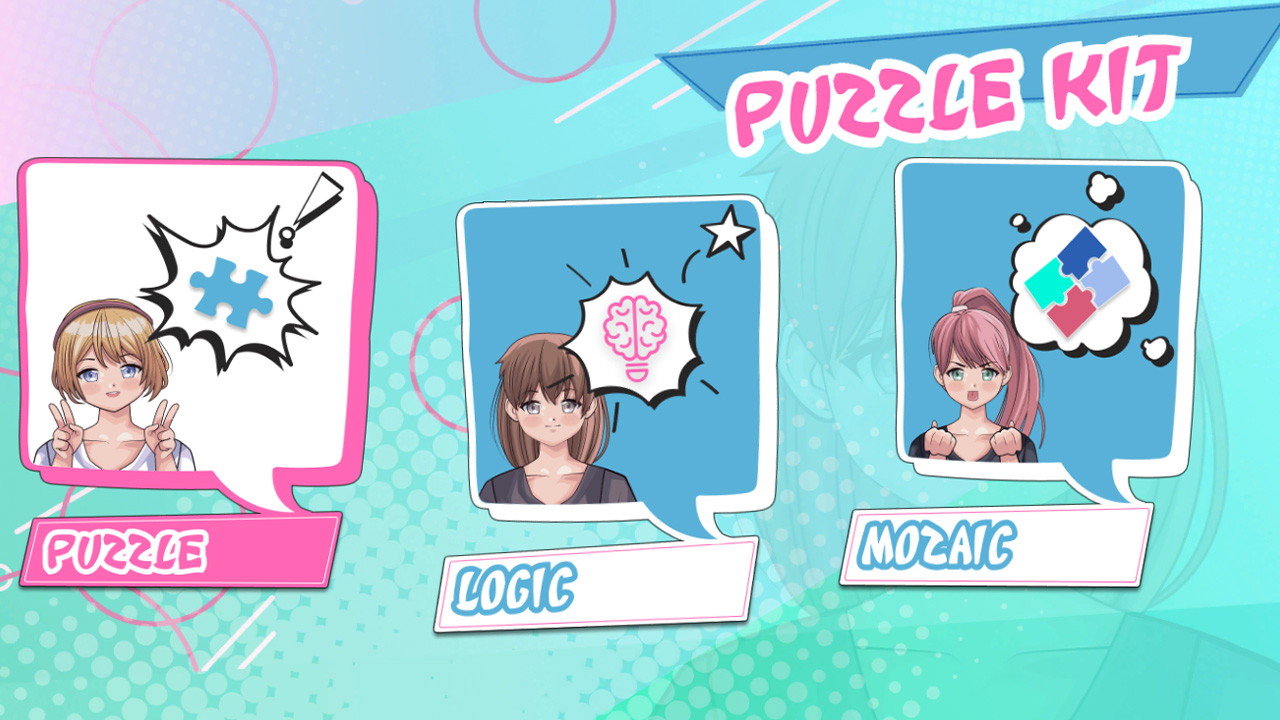 Anime Beauty Girl Puzzle: Love Game History Adventure