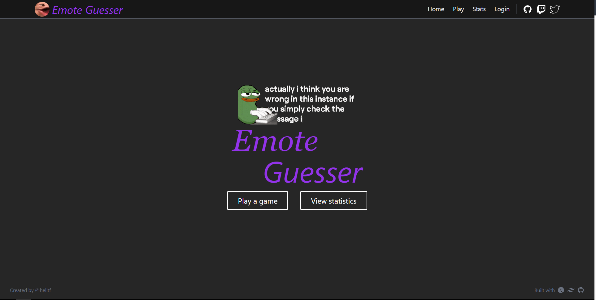 Emote Guesser