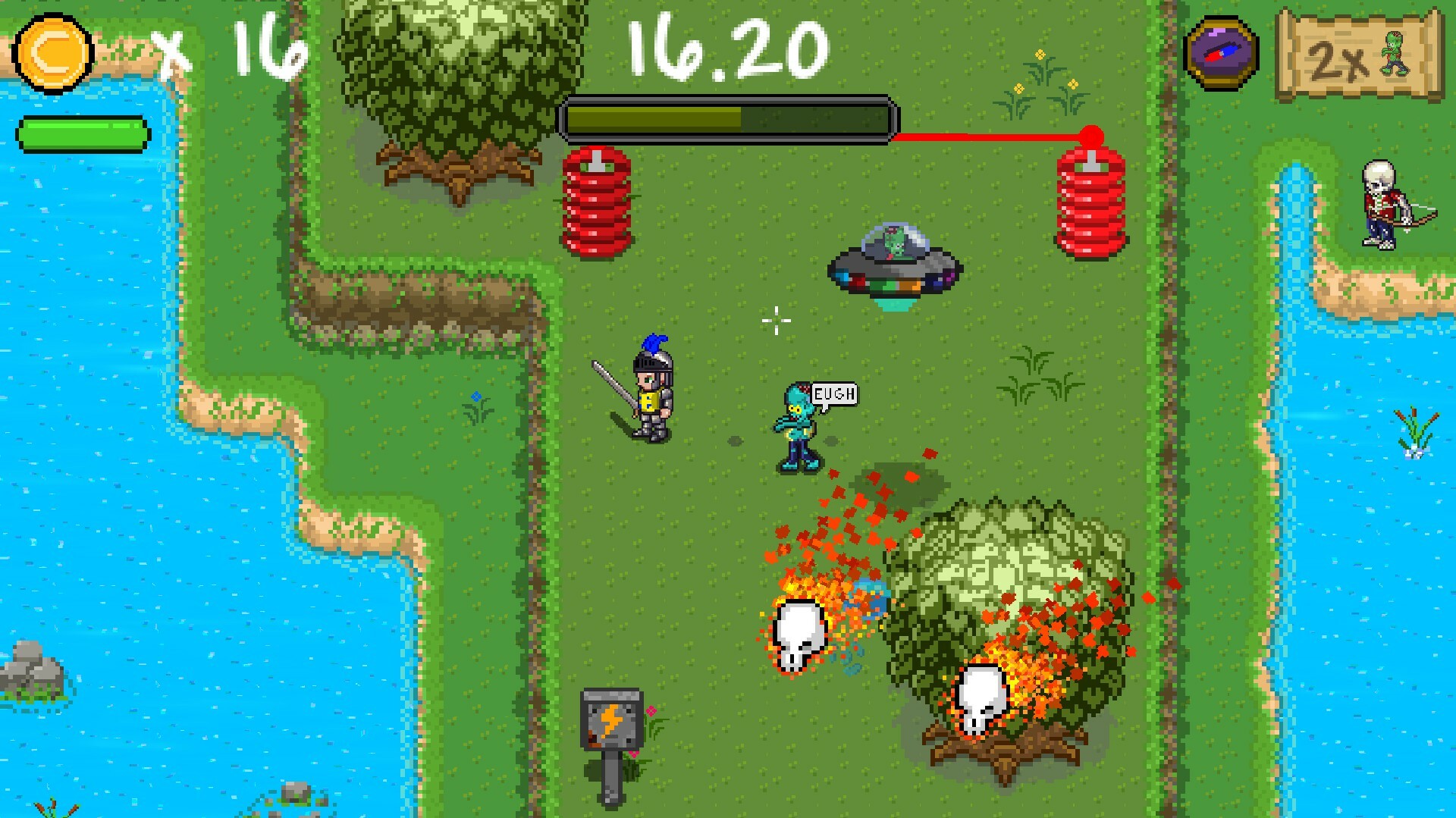 Time Knight vs. Zombies