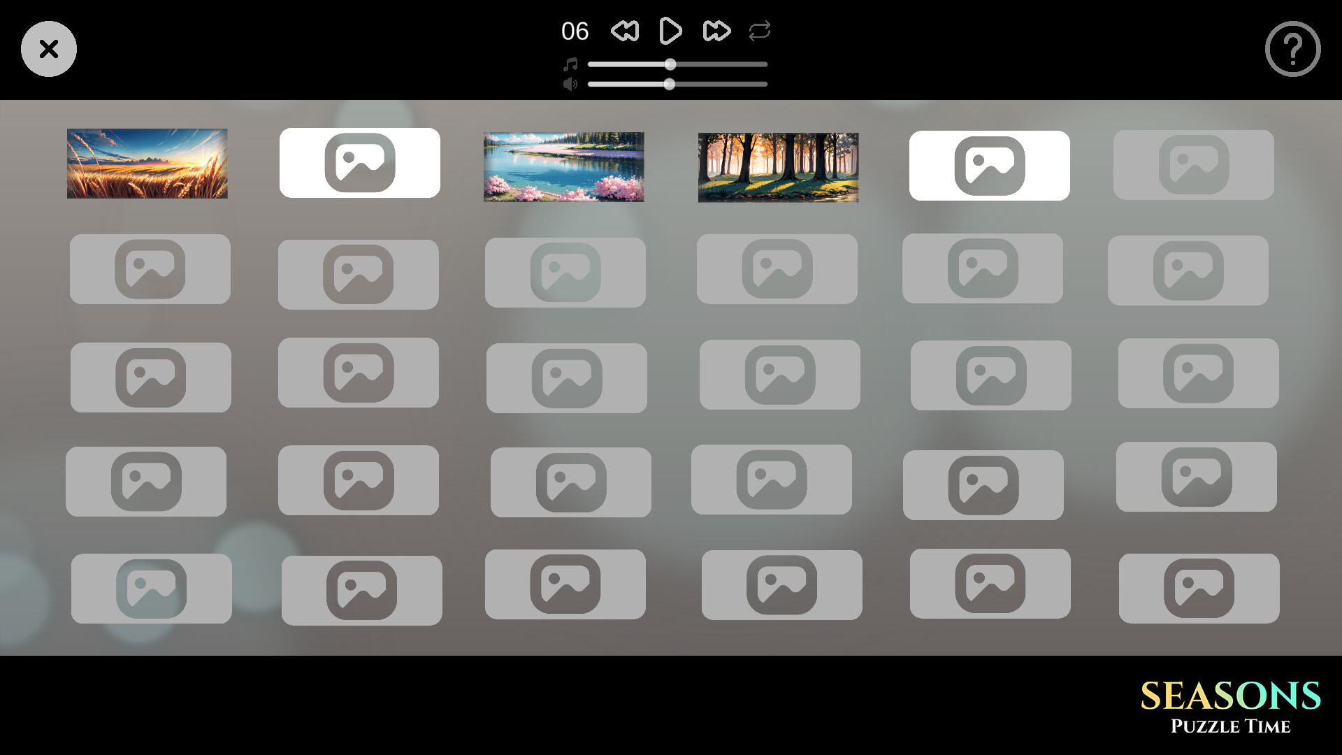 Puzzle Time: Seasons