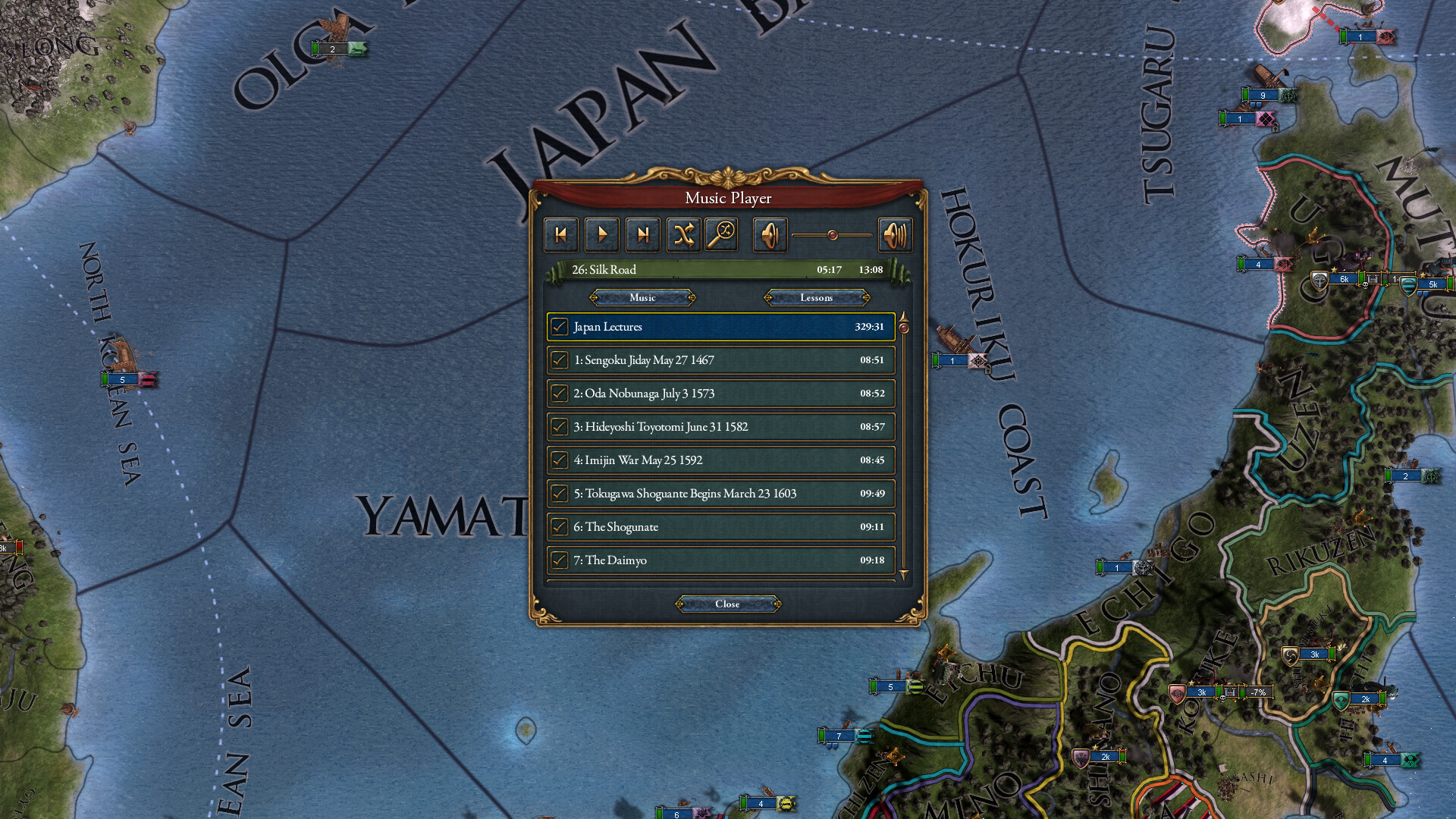 Europa Universalis IV: Japan History Lessons
