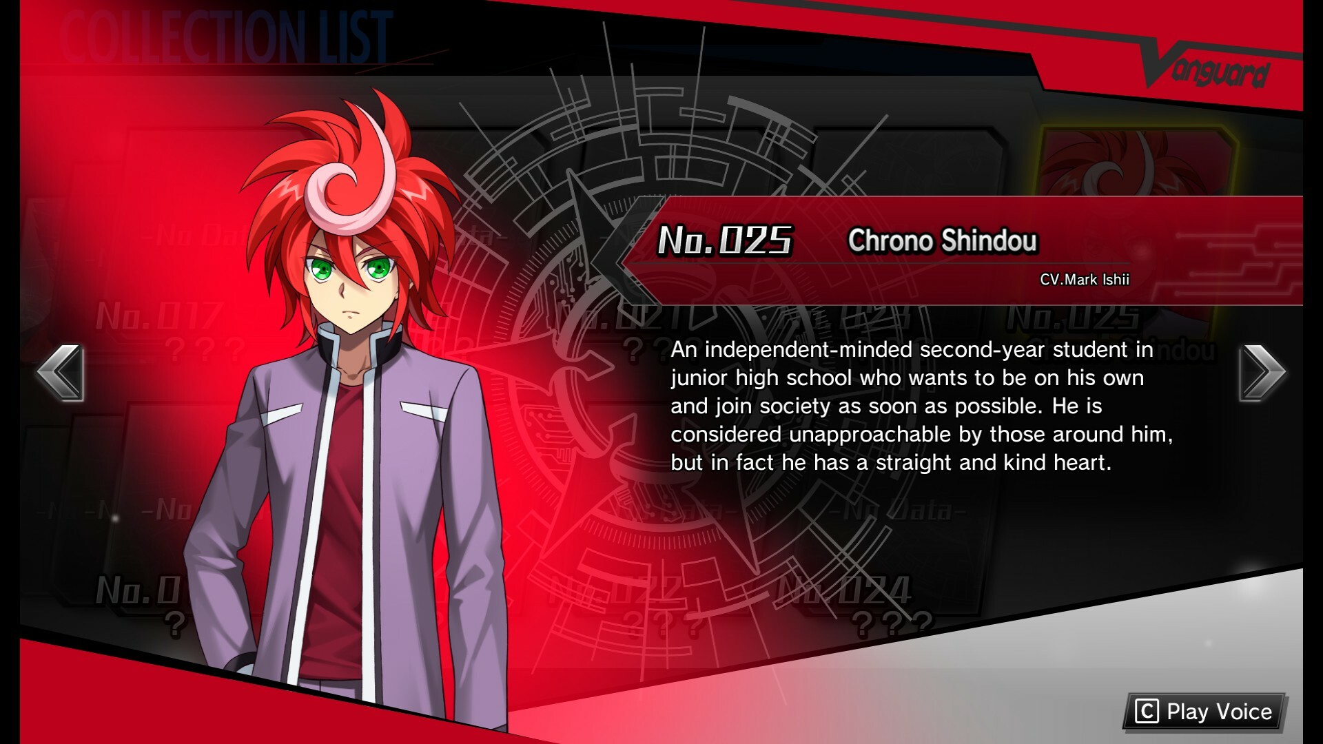 Cardfight!! Vanguard DD: Character Set 07 – Chrono Shindou