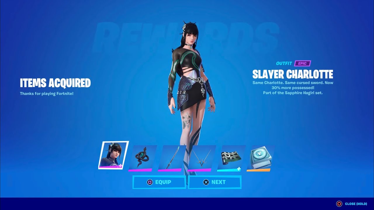 Fortnite: Sapphire Hagiri Quest Pack