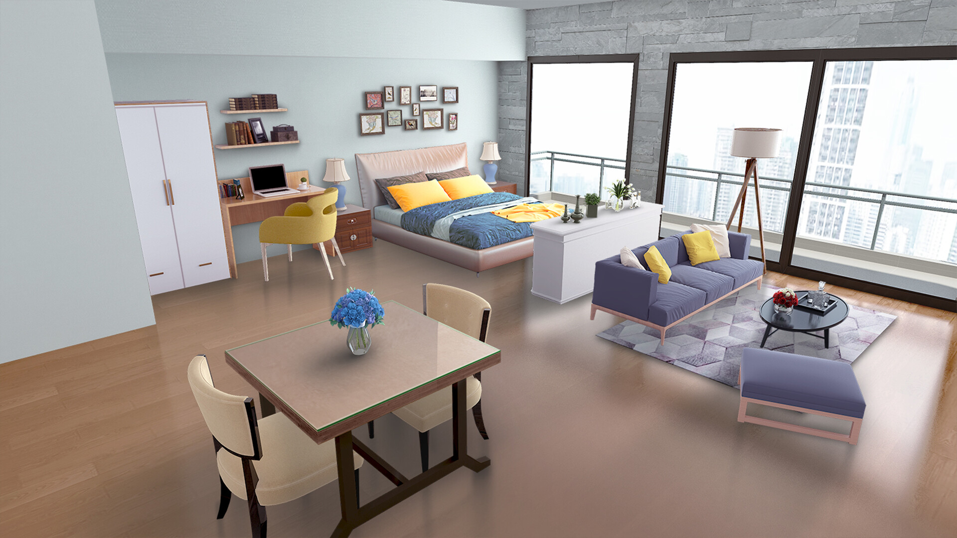 Home Designer Makeover Blast: Liam &amp; Beth’s Studio Apartment