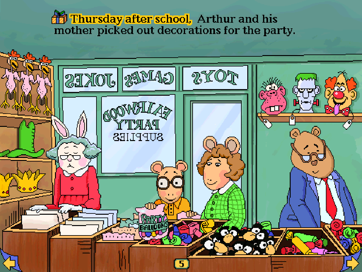 Living Books: Arthur’s Birthday