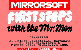 First Steps with the Mr. Men