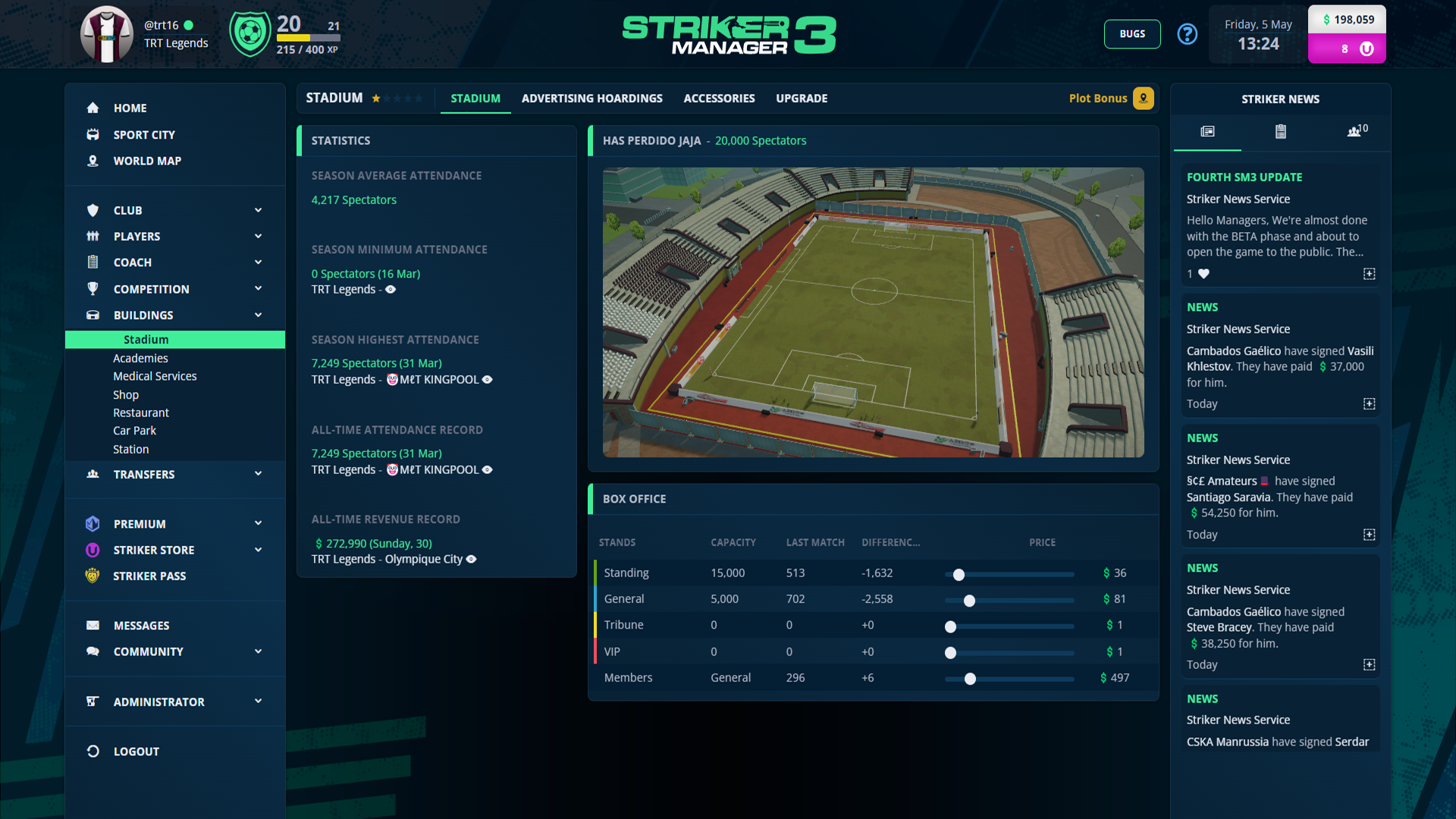 Striker Manager 3