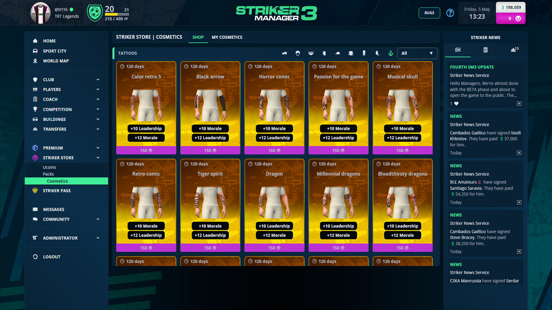 Striker Manager 3