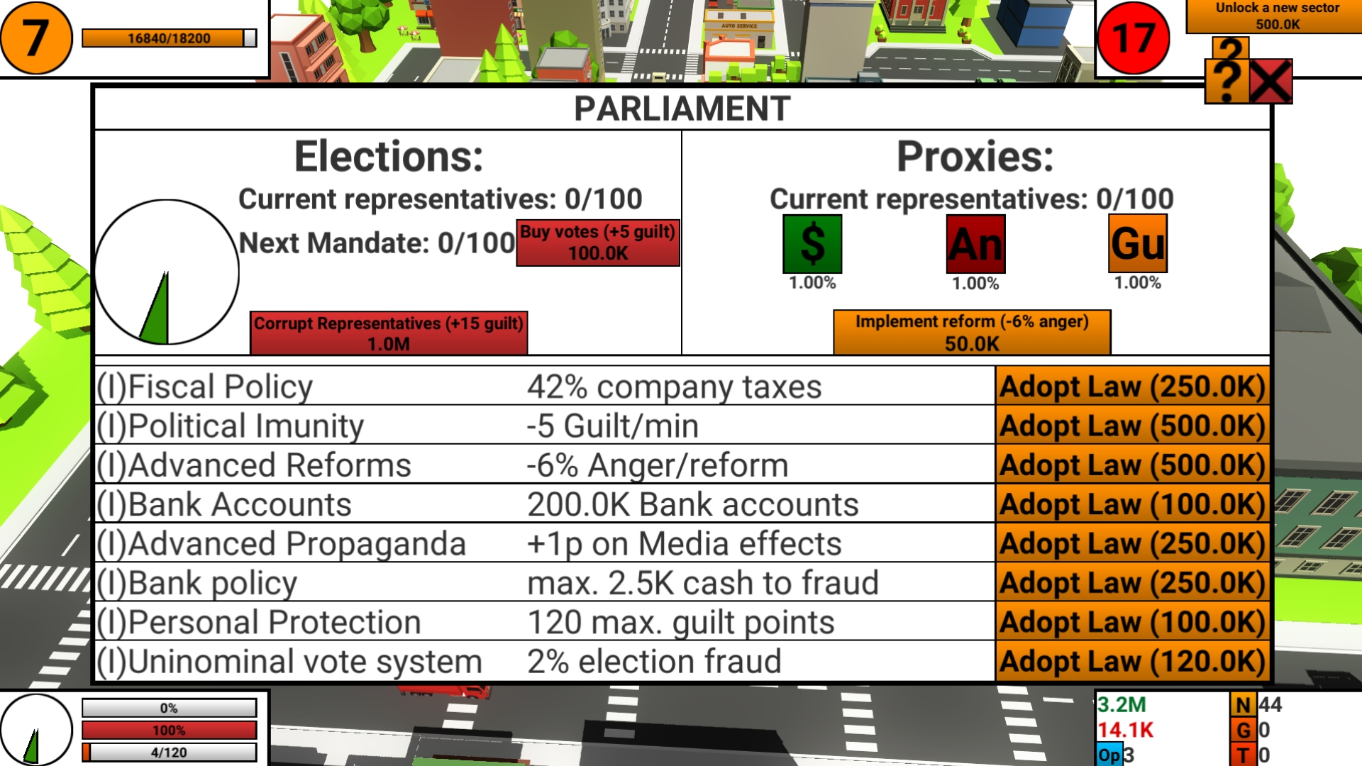 Corrupt: Political Simulator