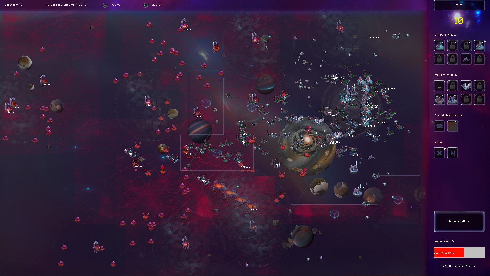 Galactic Defense: Automation