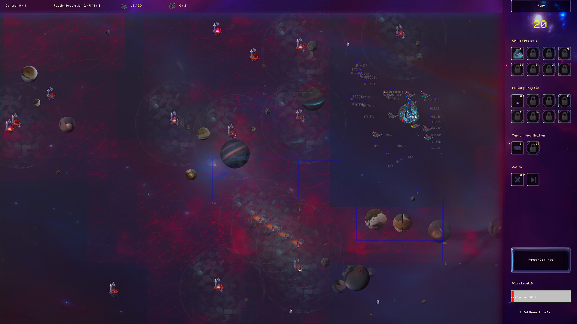 Galactic Defense: Automation