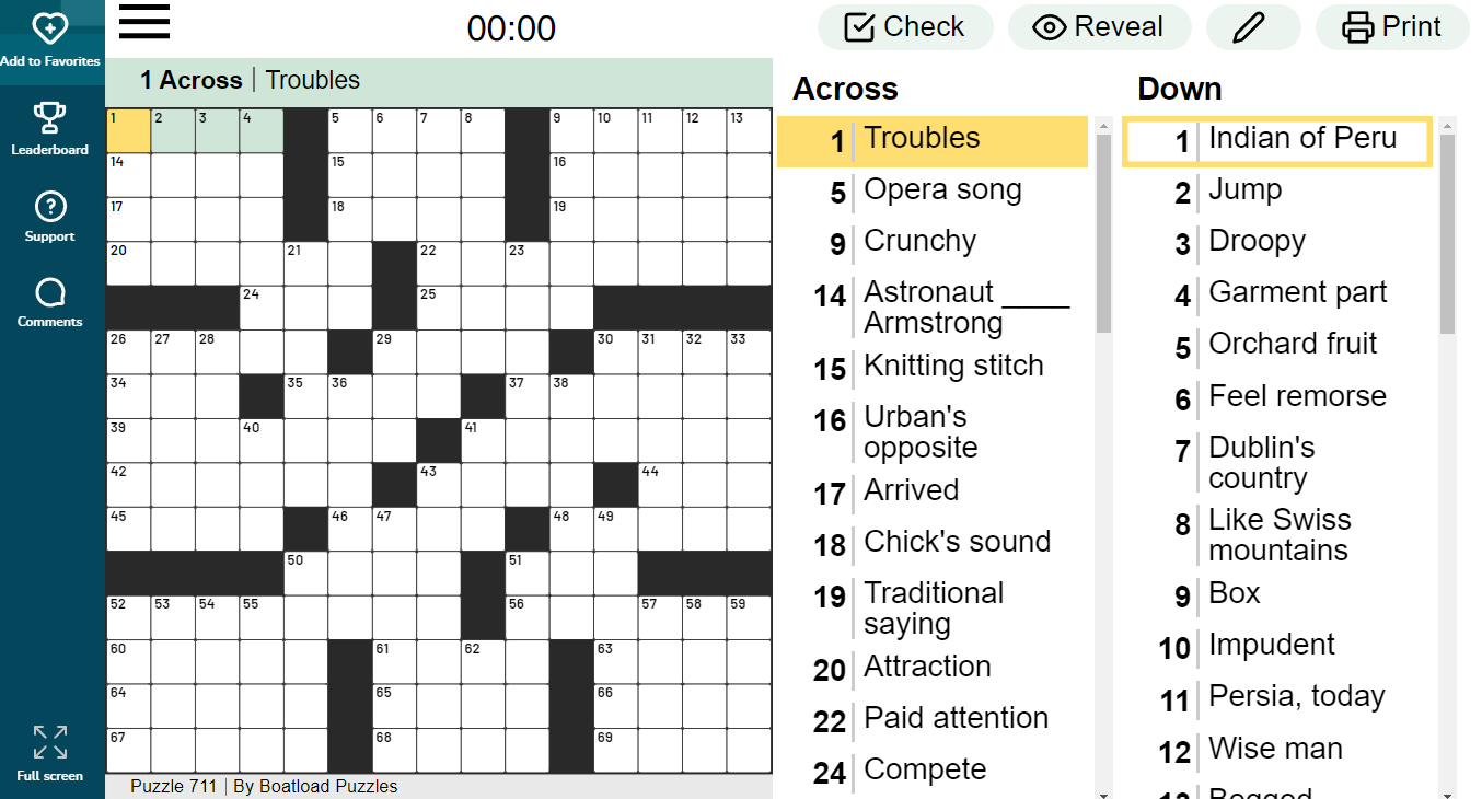 The Daily Crossword