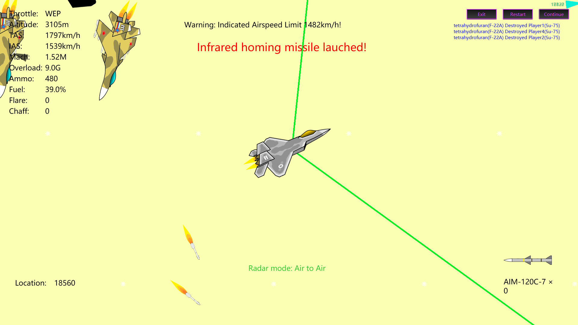 2D Dogfight: Lord of Sky