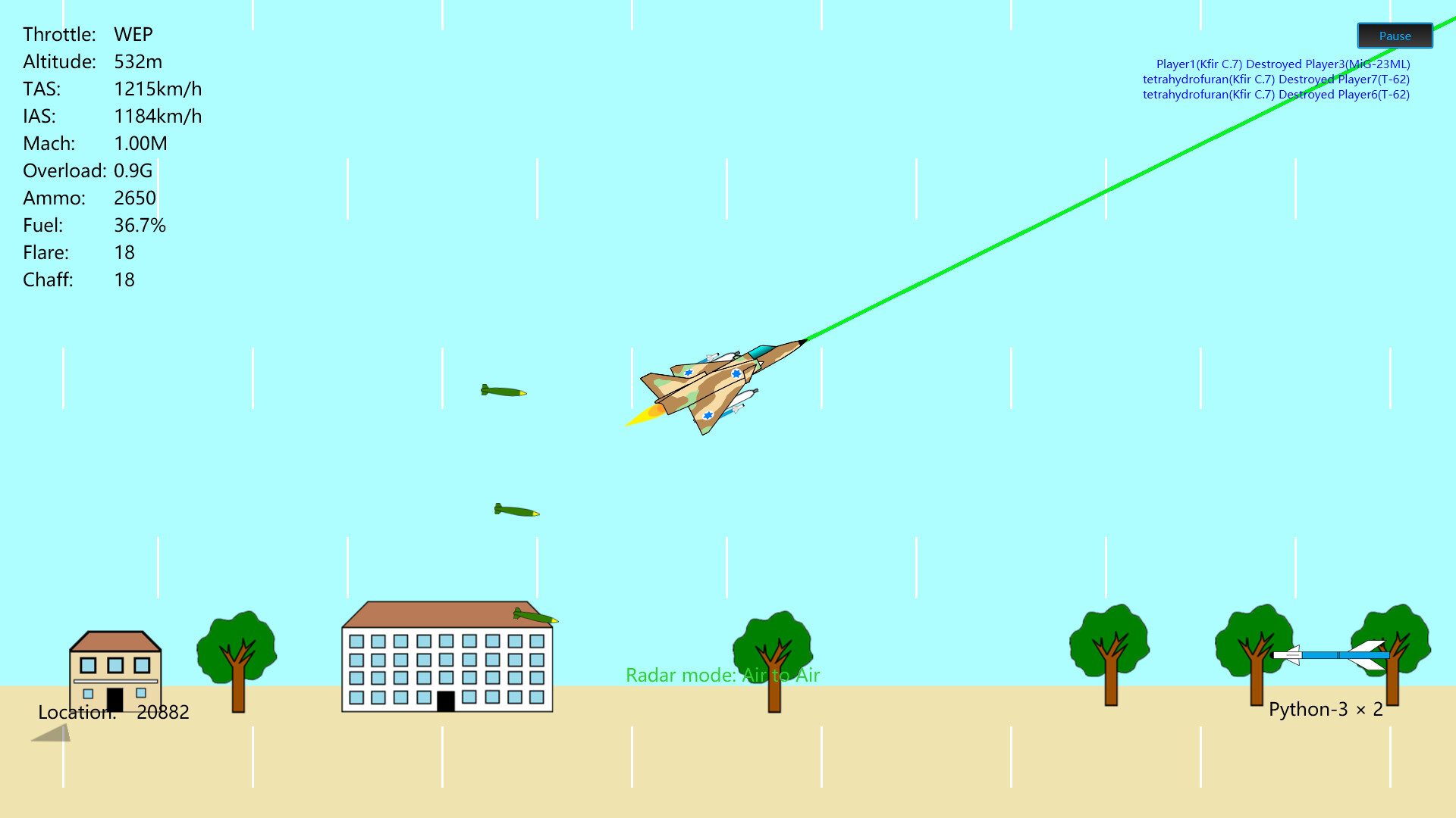 2D Dogfight: Lord of Sky