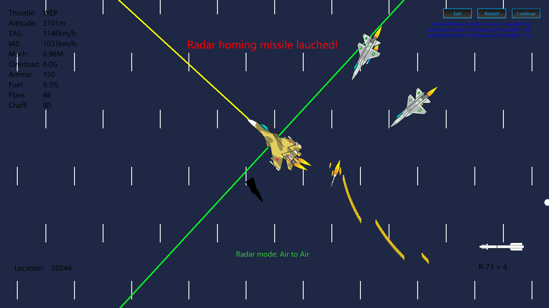 2D Dogfight: Lord of Sky