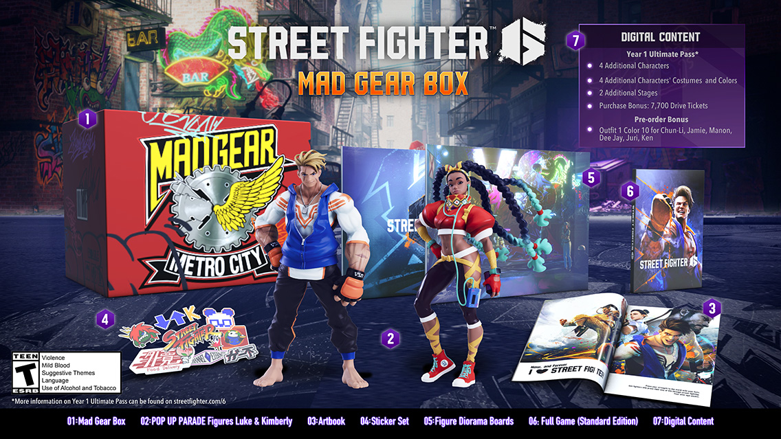 Street Fighter 6: Mad Gear Box