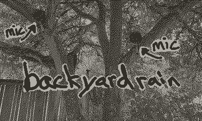 Backyard Rain Soundscape