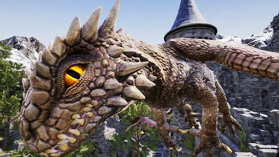 VR Pterosaur Rock Climbing