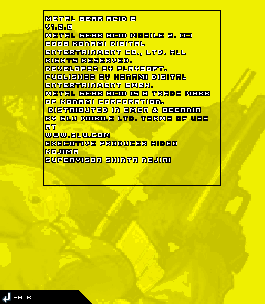 Metal Gear Acid 2 Mobile