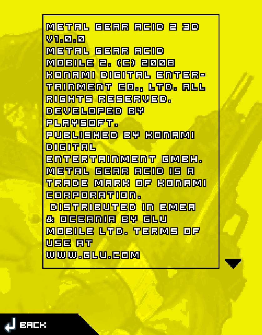 Metal Gear Acid 2: Mobile 3D