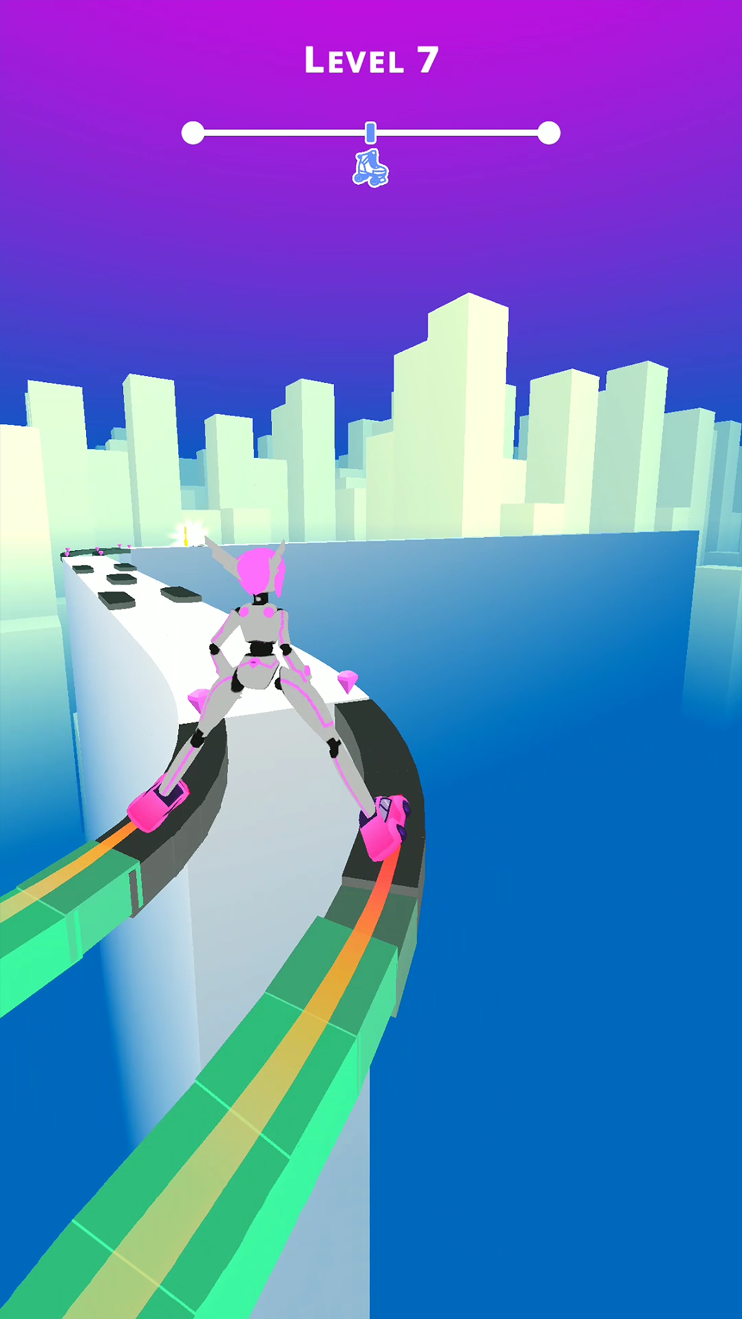 Sky Roller: Rainbow Skating