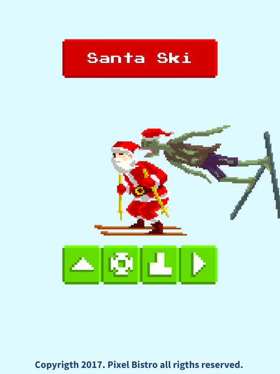 Santa Ski vs. Zombies Ski