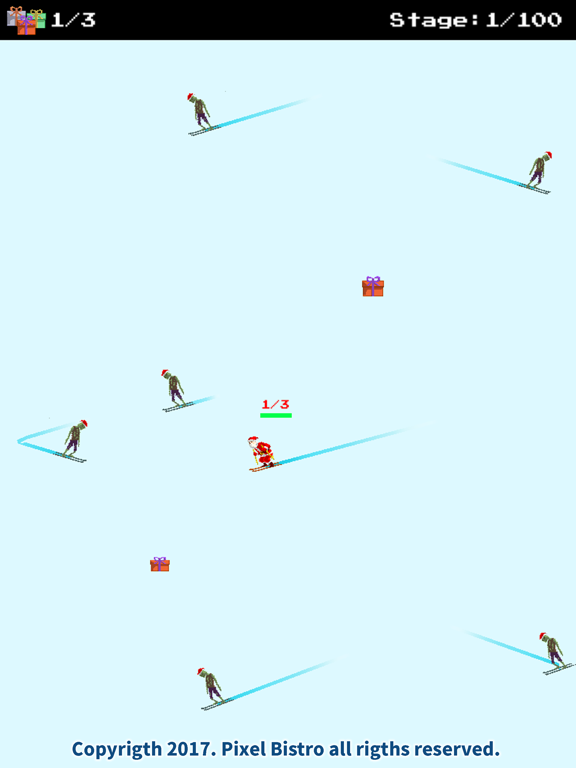 Santa Ski vs. Zombies Ski