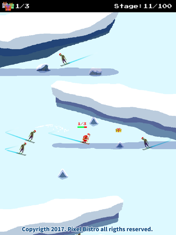 Santa Ski vs. Zombies Ski
