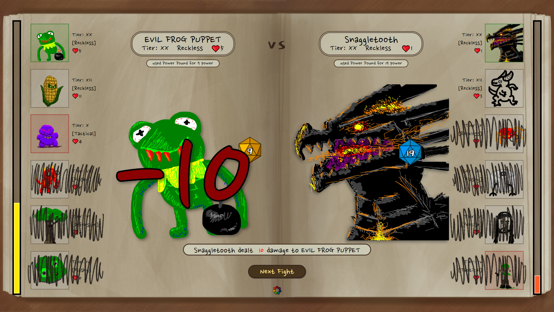 Doodle Dice Monsters