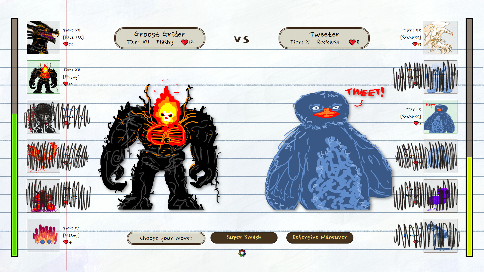 Doodle Dice Monsters