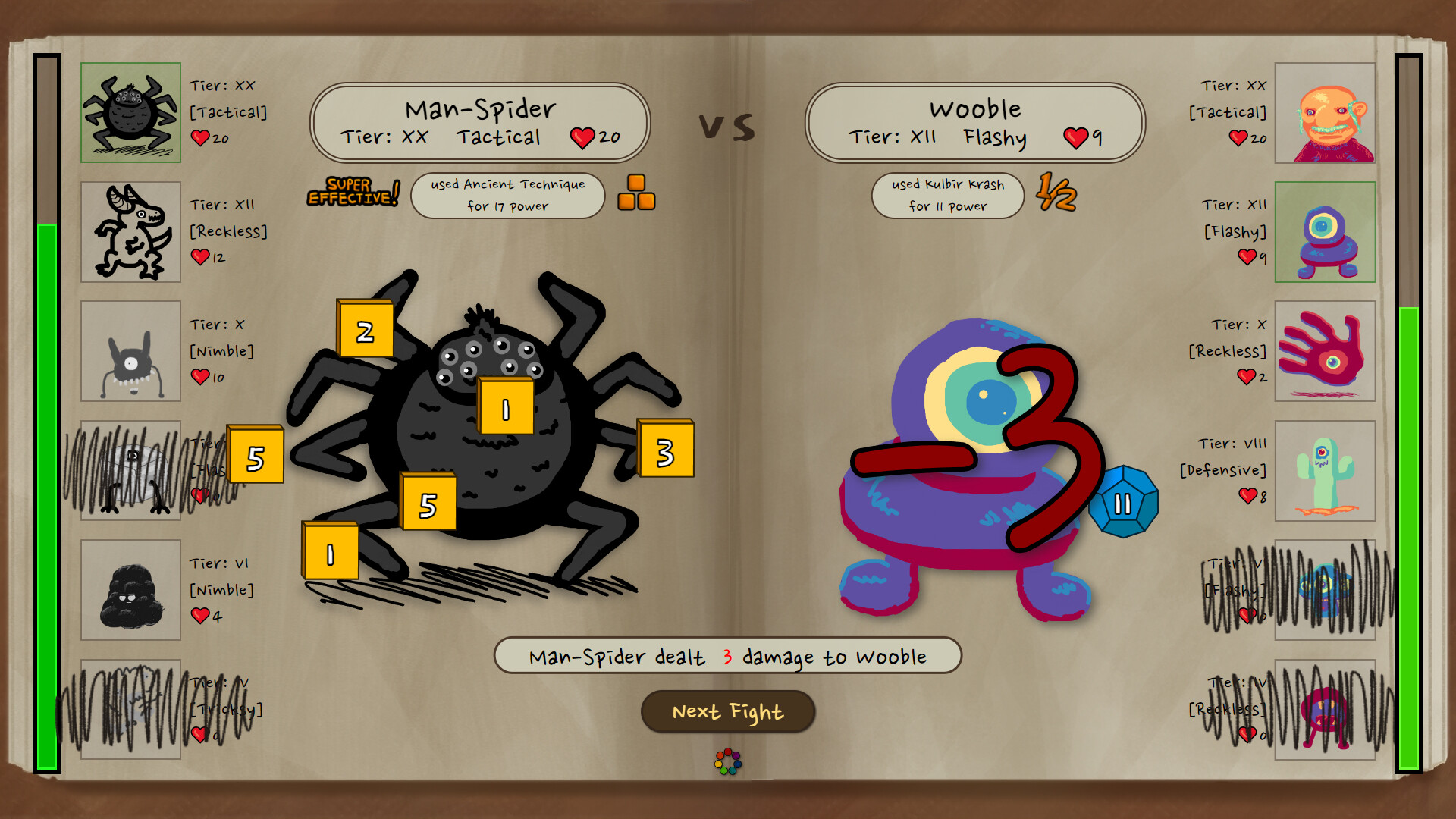 Doodle Dice Monsters