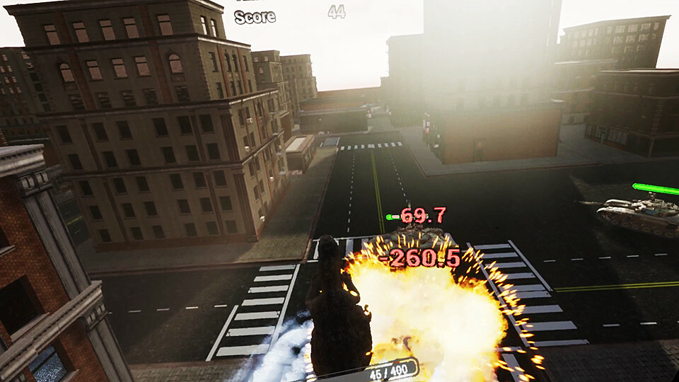 VR Dinosaur City War