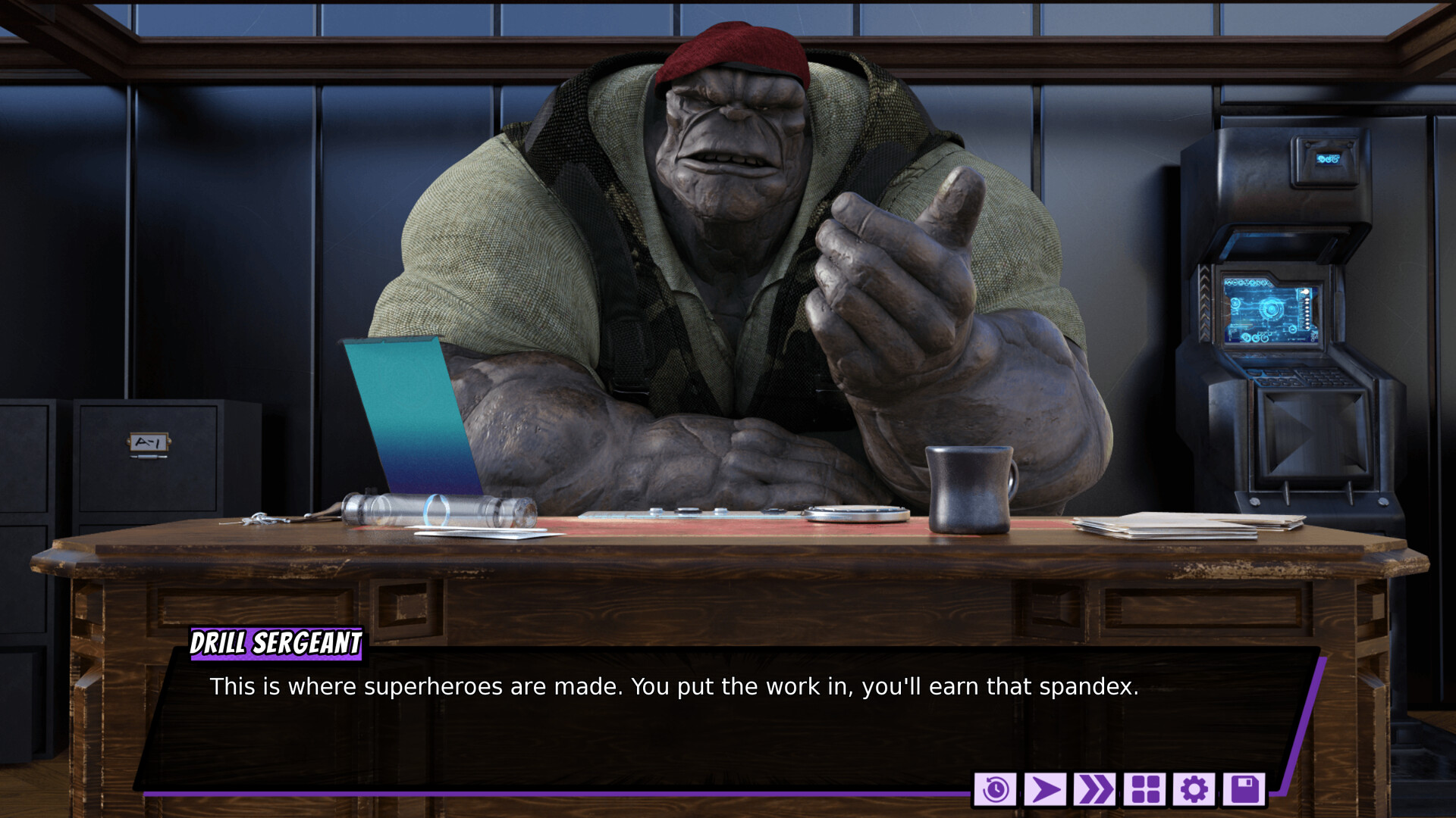 Fresh Force Frustrations: A Gay Superhero Erotic Visual Novel