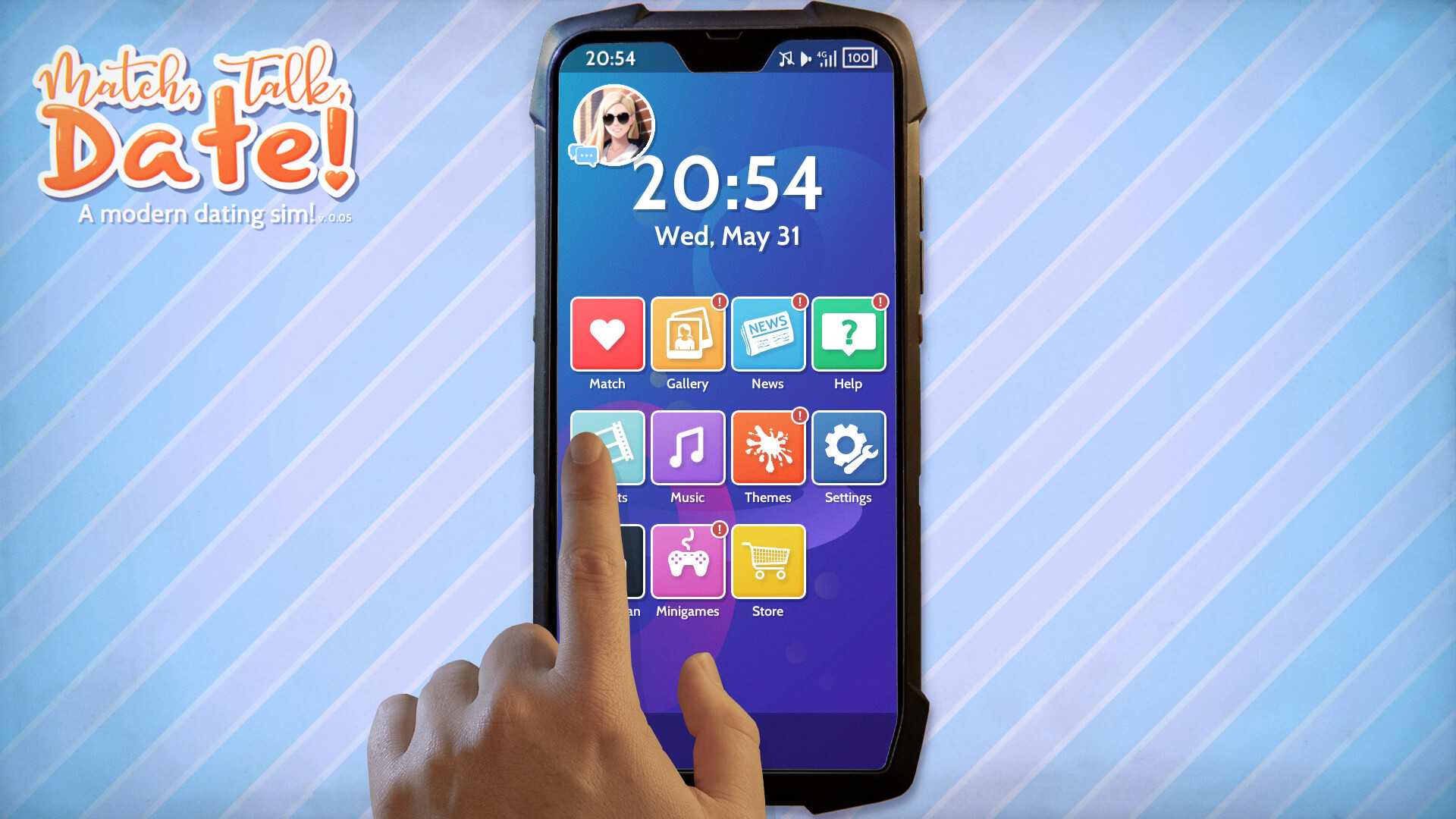 Match, Talk, Date!: A Modern Dating Sim!