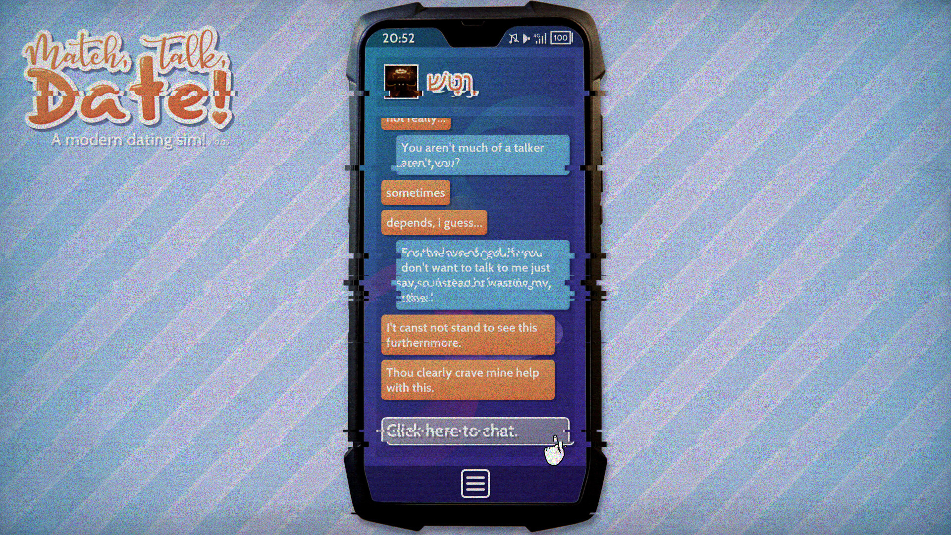 Match, Talk, Date!: A Modern Dating Sim!