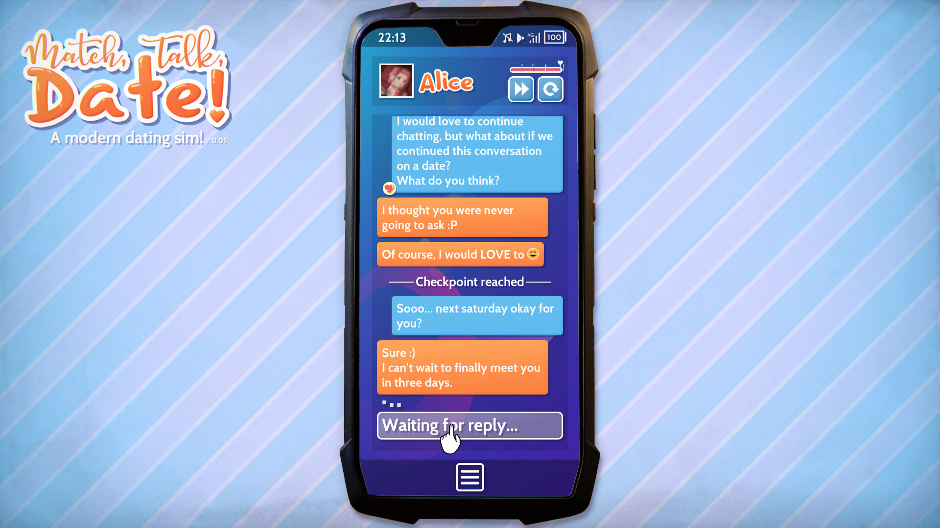 Match, Talk, Date!: A Modern Dating Sim!