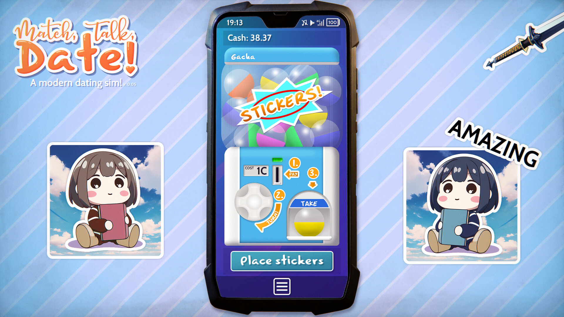 Match, Talk, Date!: A Modern Dating Sim!