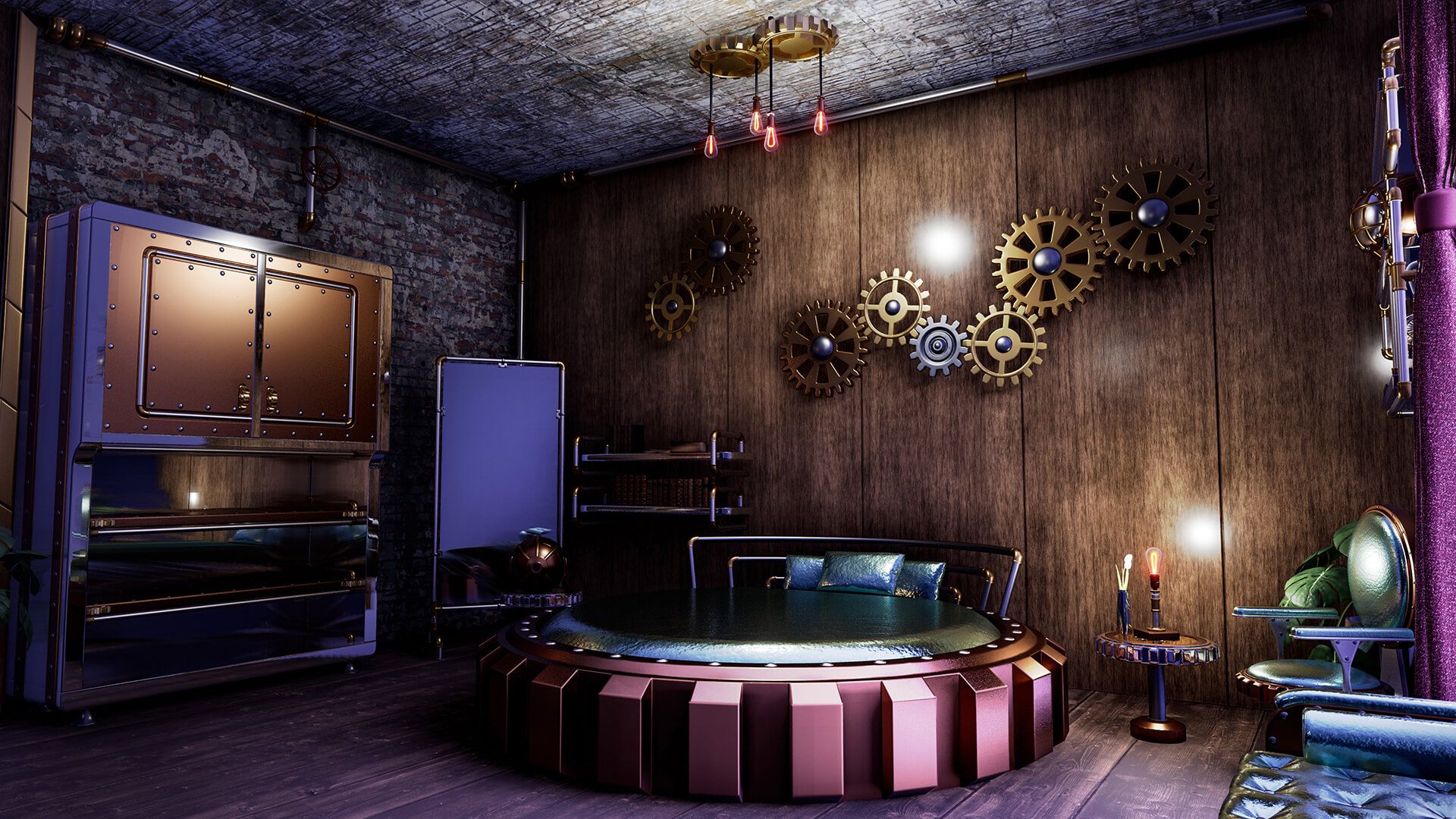 Hotel Renovator: Steampunk Furniture Set