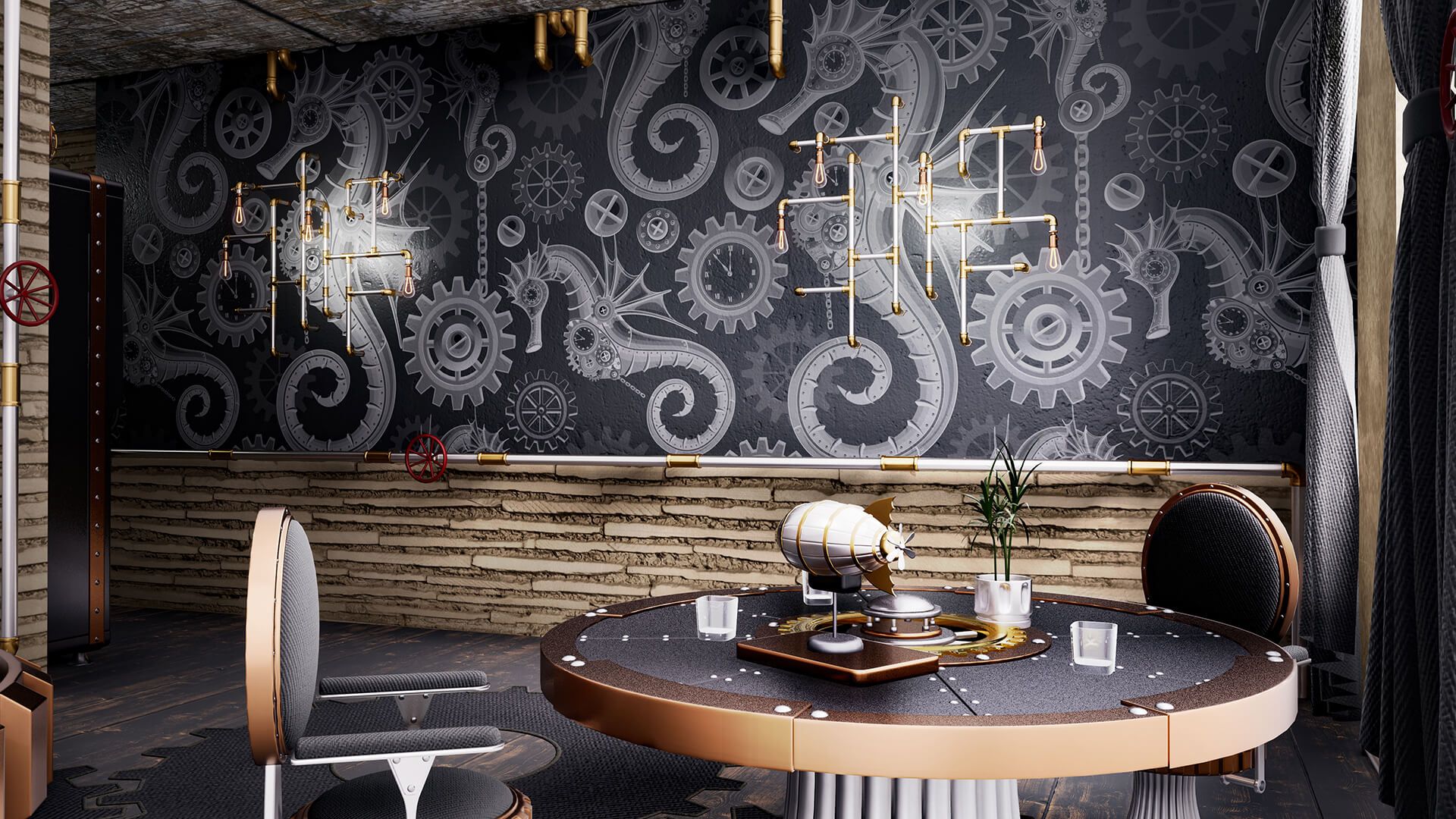 Hotel Renovator: Steampunk Furniture Set