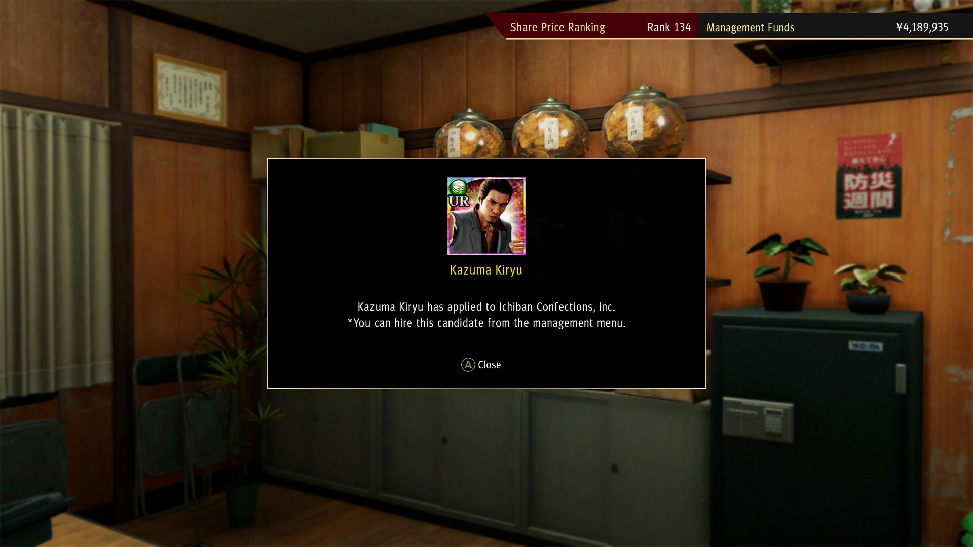 Yakuza: Like a Dragon – Management Mode Set