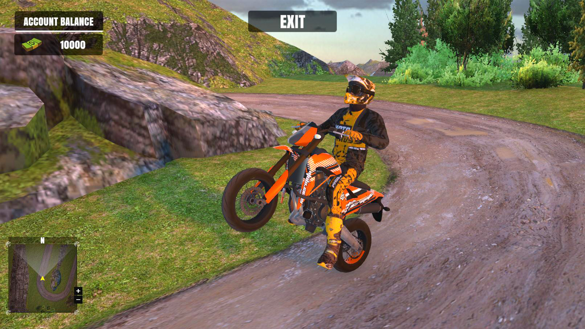 Real Motocross Driving Simulator