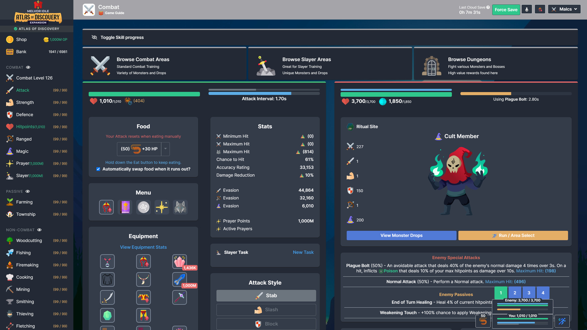 Melvor Idle: Atlas of Discovery