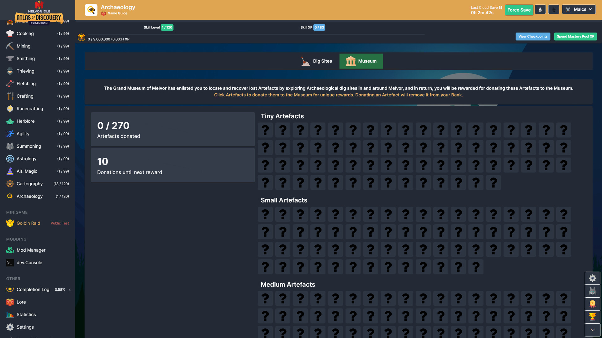Melvor Idle: Atlas of Discovery