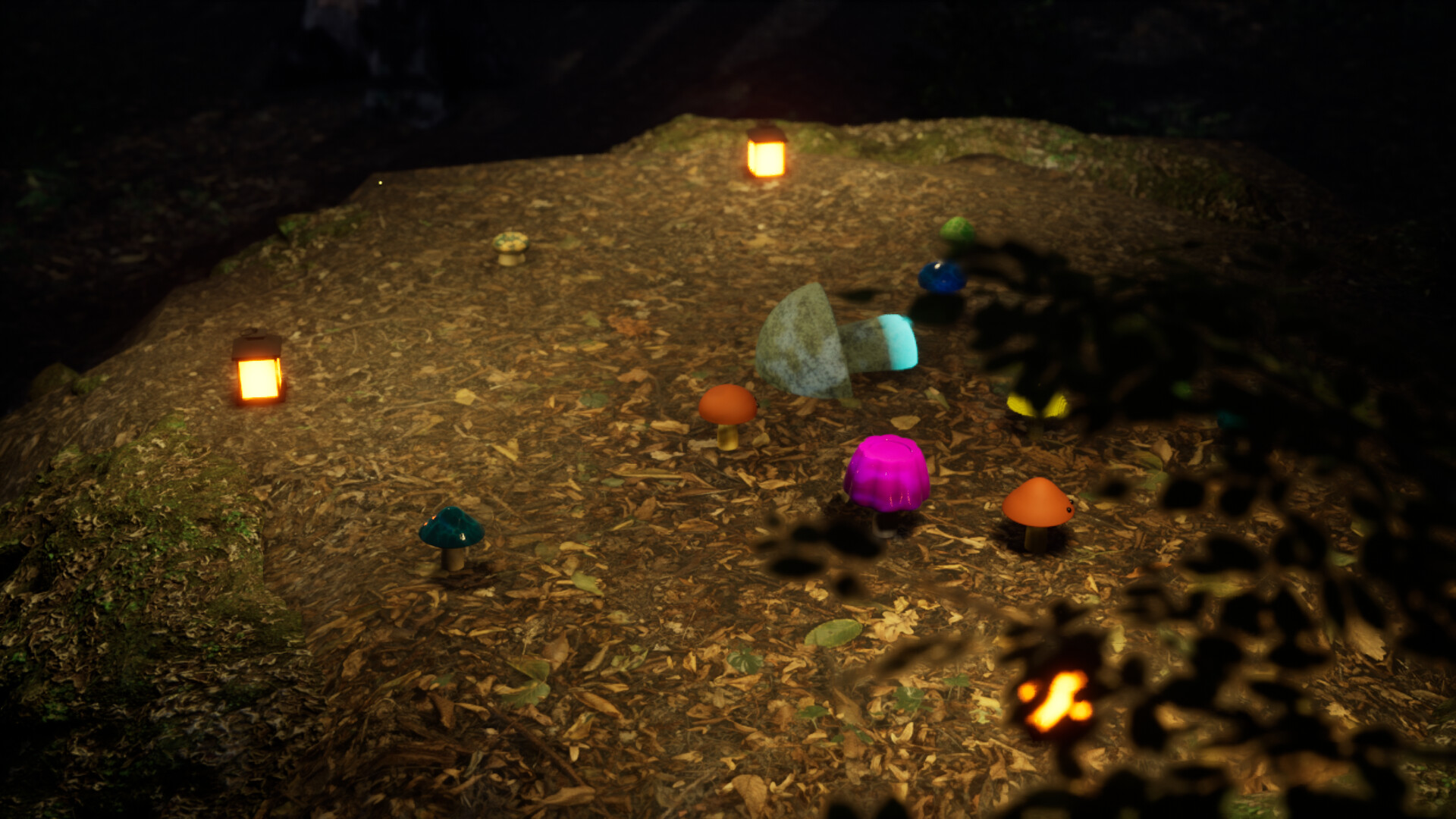 Bizarre Mushroom Cycle Simulator