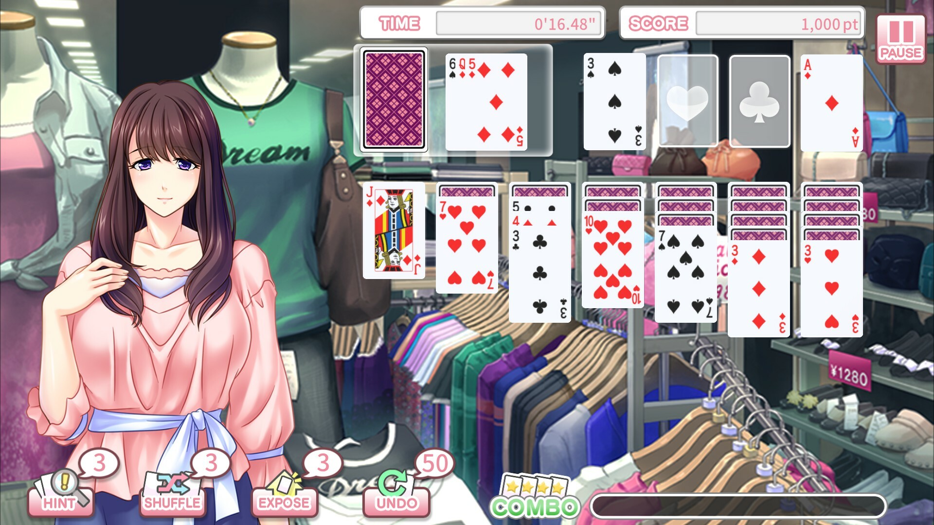 Pretty Girls Klondike Solitaire Plus