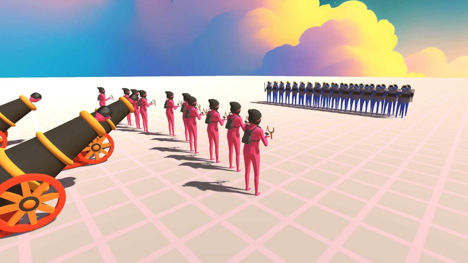 Human Wall Simulator