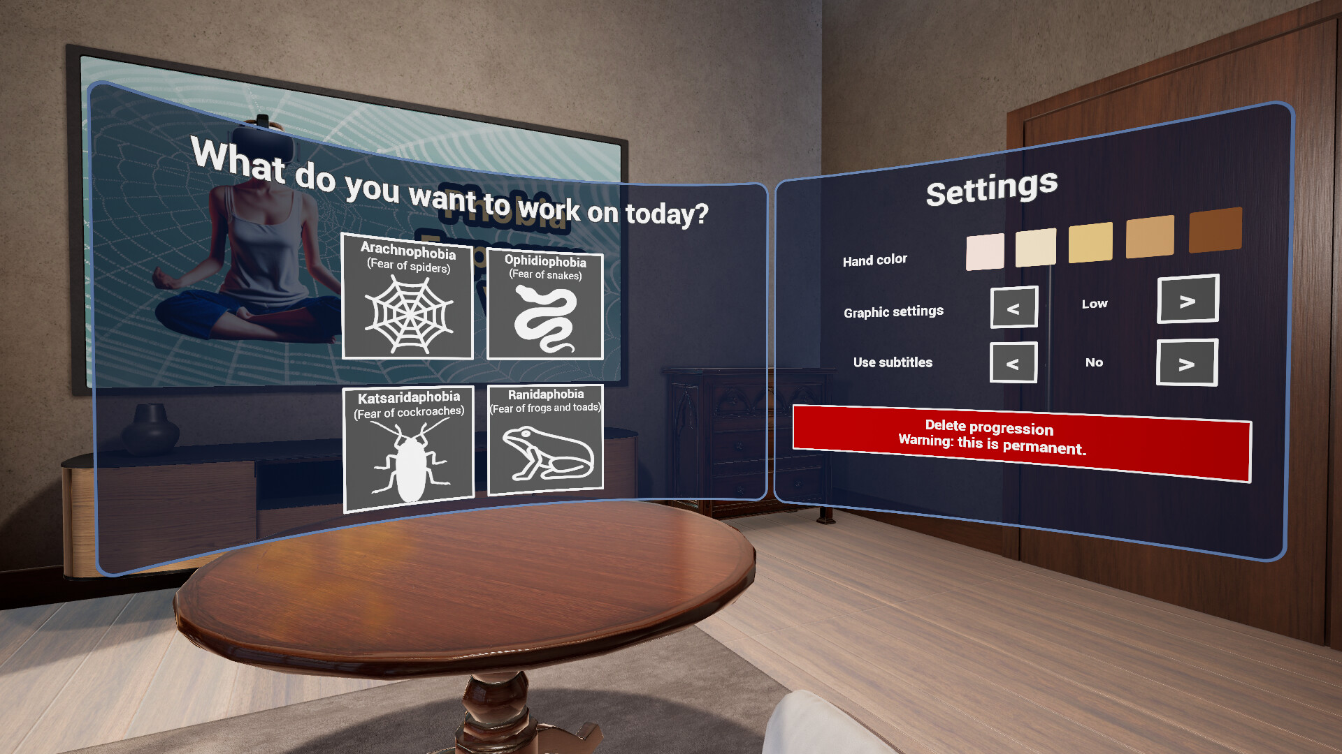 Phobia Exposure VR