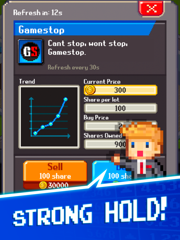 Tap Tap Trillionaire: Invest!